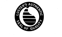 LUSTER'S AUTHENTIC SEAL OF QUALITY logo