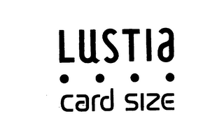 LUSTIA CARD SIZE logo
