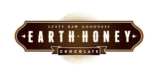 LUSTY RAW GOODNESS EARTH + HONEY CHOCOLATE logo