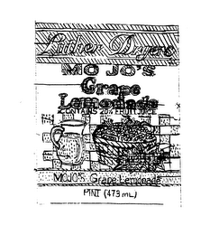 LUTHER DRYERS MO JO'S GRAPE LEMONADE CONTAINS 20% FRUIT JUICE logo
