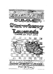 LUTHER DRYERS SUMMER STRAWBERRY LEMONADE CONTAINS 20% FRUIT JUICE logo