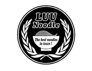 LUU NOODLE THE BEST NOODLES IN TOWN ! logo