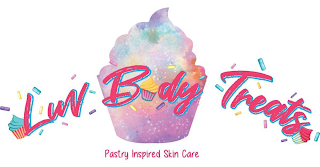 LUV BODY TREATS, PASTRY INSPIRED SKIN CARE logo