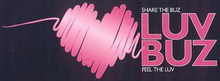 LUV BUZ SHARE THE BUZ FEEL THE LUV logo