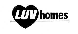 LUV HOMES logo