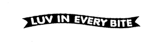 LUV IN EVERY BITE logo