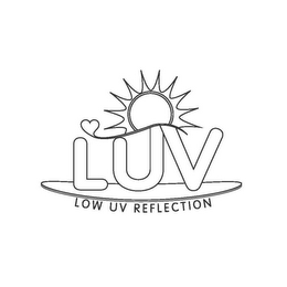 LUV LOW UV REFLECTION logo