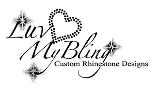 LUV MY BLING CUSTOM RHINESTONE DESIGNS logo