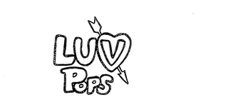 LUV POPS logo