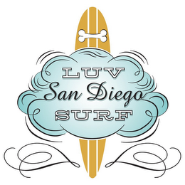 LUV SAN DIEGO SURF logo