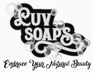 LUV SOAPS EMBRACE YOUR NATURAL BEAUTY logo