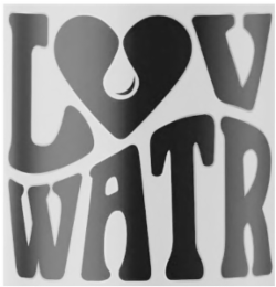 LUV WATR logo