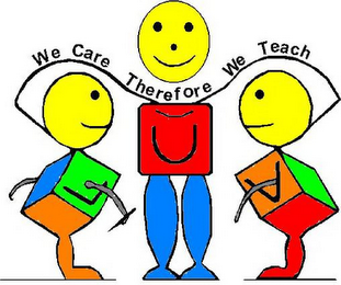 LUV WE CARE THEREFORE WE TEACH logo