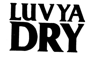 LUV YA DRY logo
