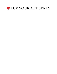 LUV YOUR ATTORNEY logo