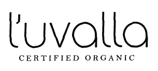 L'UVALLA CERTIFIED ORGANIC logo