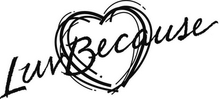 LUVBECAUSE logo