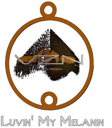 LUVIN' MY MELANIN VZN logo