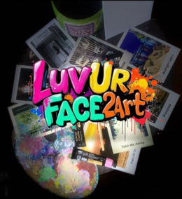 LUVUR FACE2ART PROCEED TAKE ME AWAY MORNING LIGHTS RIDE PALM OF logo