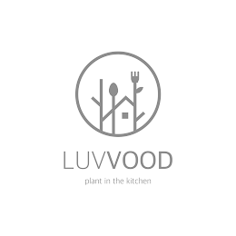 LUVVOOD PLANT IN THE KITCHEN logo
