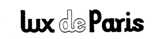 LUX DE PARIS logo