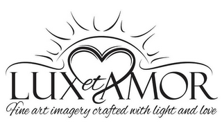 LUX ET AMOR FINE ART IMAGERY CRAFTED WITH LIGHT AND LOVE logo