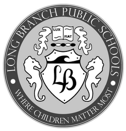 LUX FIAT LB LONG BRANCH PUBLIC SCHOOLS WHERE CHILDREN MATTER MOST logo