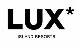 LUX * ISLAND RESORTS logo