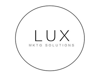 LUX MKTG SOLUTIONS logo