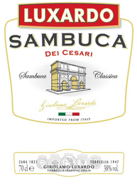 LUXARDO SAMBUCA DEI CESARI SAMBUCA CLASSICA GIROLAMO LUXARDO logo