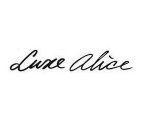 LUXE ALICE logo