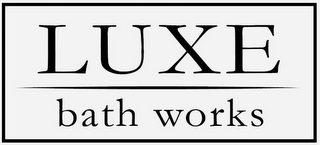 LUXE BATH WORKS logo