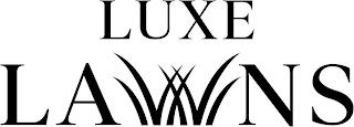 LUXE LAWNS logo