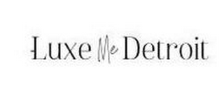 LUXE ME DETROIT logo
