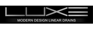 LUXE MODERN DESIGN LINEAR DRAINS logo