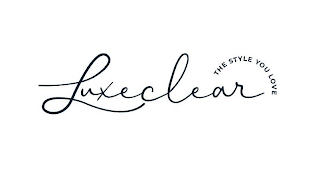 LUXECLEAR THE STYLE YOU LOVE logo