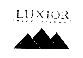 LUXIOR INTERNATIONAL logo