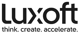 LUXOFT THINK. CREATE. ACCELERATE. logo