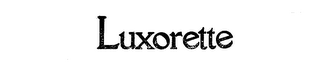 LUXORETTE logo