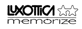 LUXOTTICA MEMORIZE logo