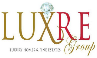 LUXRE GROUP LUXURY HOMES & FINE ESTATES logo