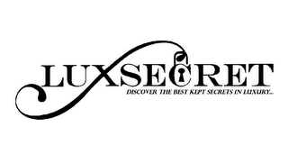 LUXSECRET DISCOVER THE BEST KEPT SECRETS IN LUXURY... logo