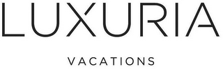 LUXURIA VACATIONS logo