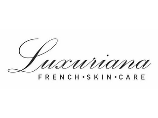 LUXURIANA FRENCH·SKIN·CARE logo