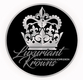 LUXURIANT KROWNS KROWN YOUR KOILS & KOMPLEXION logo