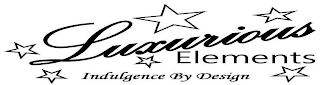 LUXURIOUS ELEMENTS INDULGENCE BY DESIGN logo