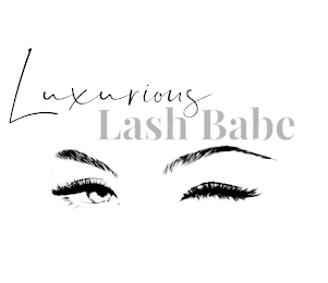 LUXURIOUS LASH BABE logo