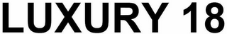LUXURY 18 logo
