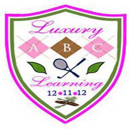 LUXURY ABC LEARNING 12·11·12 logo