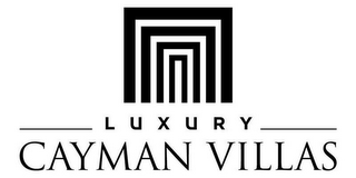 LUXURY CAYMAN VILLAS logo